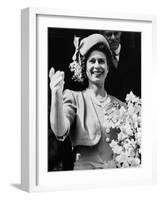 Queen of England Princess Elizabeth, Buckingham Palace, London, England, October, 1947-null-Framed Photo