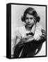 Queen of England Princess Elizabeth on Her Tenth Birthday, April 21, 1936-null-Framed Stretched Canvas