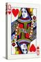 Queen of Hearts from a deck of Goodall & Son Ltd. playing cards, c1940-Unknown-Stretched Canvas