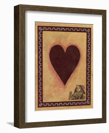 Queen of Hearts-John Zaccheo-Framed Giclee Print