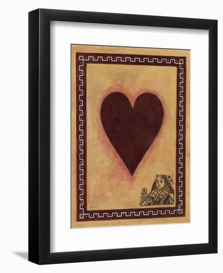 Queen of Hearts-John Zaccheo-Framed Giclee Print