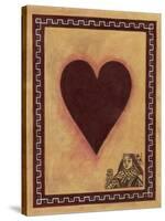 Queen of Hearts-John Zaccheo-Stretched Canvas