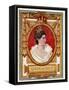 Queen of Italy, Stamp-null-Framed Stretched Canvas