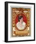 Queen of Italy, Stamp-null-Framed Art Print