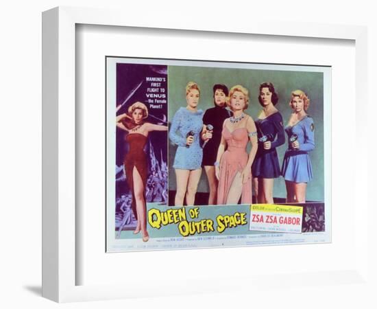 Queen of Outer Space, 1958-null-Framed Art Print