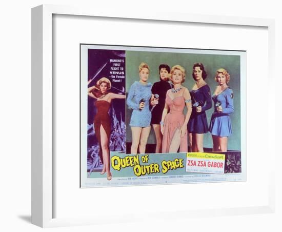 Queen of Outer Space, 1958-null-Framed Art Print