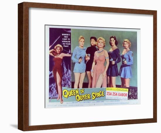 Queen of Outer Space, 1958-null-Framed Art Print