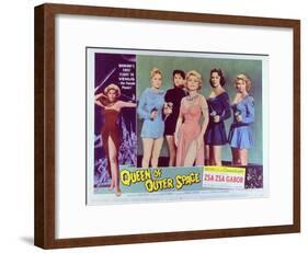 Queen of Outer Space, 1958-null-Framed Art Print