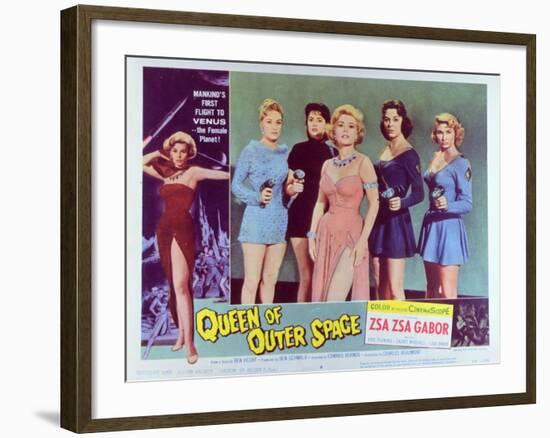 Queen of Outer Space, 1958-null-Framed Art Print