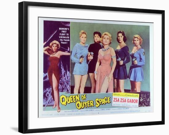 Queen of Outer Space, 1958-null-Framed Art Print