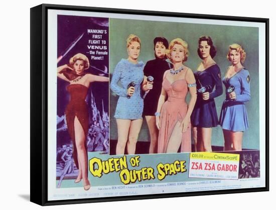 Queen of Outer Space, 1958-null-Framed Stretched Canvas