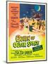 QUEEN OF OUTER SPACE, foreground: Zsa Zsa Gabor on poster art, 1958-null-Mounted Art Print