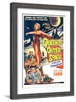 Queen of Outer Space, Zsa Zsa Gabor, 1958-null-Framed Art Print