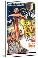 Queen of Outer Space, Zsa Zsa Gabor, 1958-null-Mounted Art Print