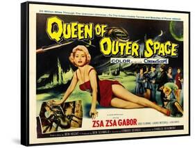 Queen of Outer Space, Zsa Zsa Gabor, 1958-null-Framed Stretched Canvas