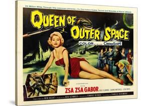 Queen of Outer Space, Zsa Zsa Gabor, 1958-null-Stretched Canvas