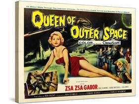 Queen of Outer Space, Zsa Zsa Gabor, 1958-null-Stretched Canvas