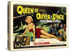 Queen of Outer Space, Zsa Zsa Gabor, 1958-null-Stretched Canvas