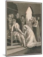 Queen of Richard II, Interceeding for the Life of Simon Burley, 1388-T Cook-Mounted Giclee Print