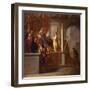 Queen of Sheba before Solomon, 1640S-Nicolaes Knüpfer-Framed Giclee Print