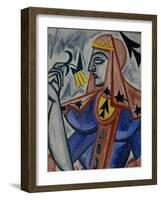 Queen of Spades, 1913-1914-Olga Vladimirovna Rozanova-Framed Giclee Print