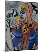 Queen of Spades, 1913-1914-Olga Vladimirovna Rozanova-Mounted Giclee Print