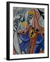 Queen of Spades, 1913-1914-Olga Vladimirovna Rozanova-Framed Giclee Print