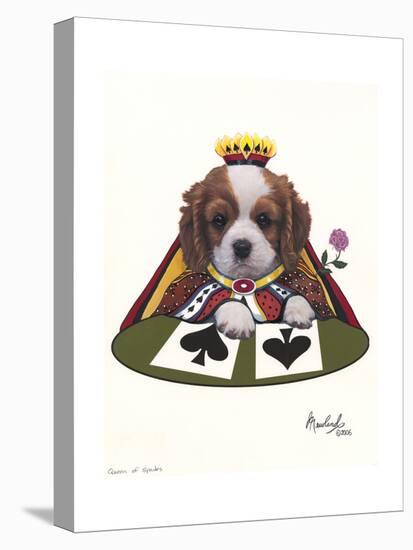 Queen of Spades-Jenny Newland-Stretched Canvas