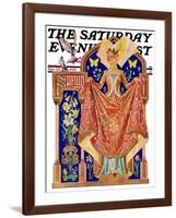"Queen of Spring," Saturday Evening Post Cover, May 23, 1931-Joseph Christian Leyendecker-Framed Giclee Print