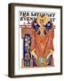 "Queen of Spring," Saturday Evening Post Cover, May 23, 1931-Joseph Christian Leyendecker-Framed Giclee Print