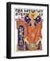 "Queen of Spring," Saturday Evening Post Cover, May 23, 1931-Joseph Christian Leyendecker-Framed Giclee Print