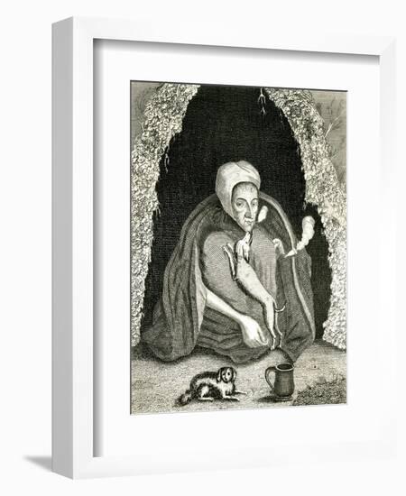 Queen of the Gipsies Margaret Finch-null-Framed Art Print