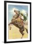 Queen of the Rancho, Charra on Horse-null-Framed Art Print