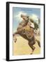 Queen of the Rancho, Charra on Horse-null-Framed Art Print