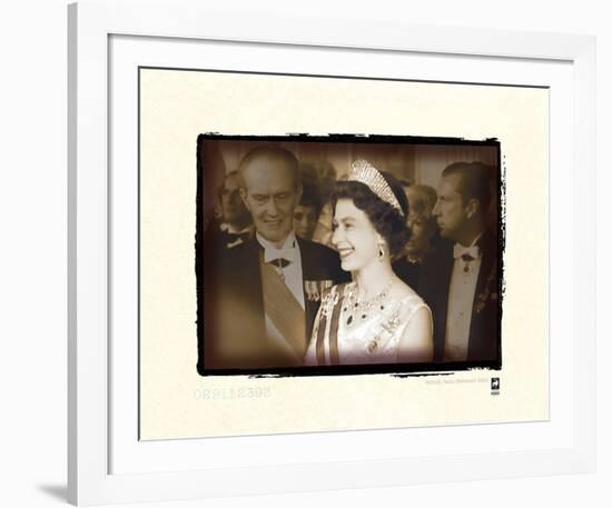 Queen on Tour In Austria, 1969 II-British Pathe -Framed Premium Giclee Print