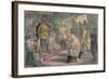 Queen Philippa Interceding with Edward III for the Six Burgesses of Calais, 1850-John Leech-Framed Giclee Print