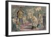 Queen Philippa Interceding with Edward III for the Six Burgesses of Calais, 1850-John Leech-Framed Giclee Print
