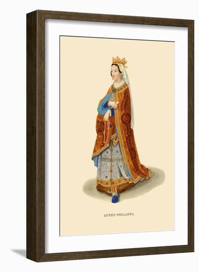 Queen Phillippa-H. Shaw-Framed Art Print