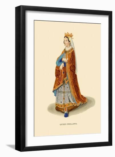 Queen Phillippa-H. Shaw-Framed Art Print