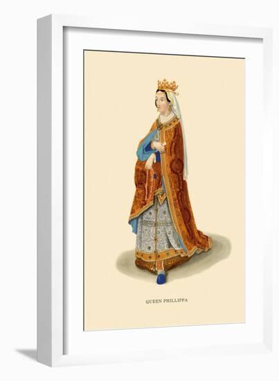 Queen Phillippa-H. Shaw-Framed Art Print