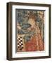 Queen Playing Chess, Detail of 15th Century German Tapestry-null-Framed Giclee Print