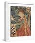 Queen Playing Chess, Detail of 15th Century German Tapestry-null-Framed Giclee Print