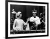 Queen Presenting the Prince of Wales to His People After His Investiture in Caenarvon Castle-null-Framed Photographic Print