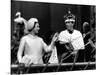 Queen Presenting the Prince of Wales to His People After His Investiture in Caenarvon Castle-null-Mounted Photographic Print