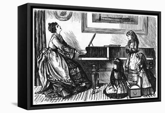 Queen Prima-Donna at Home, 1874-null-Framed Stretched Canvas