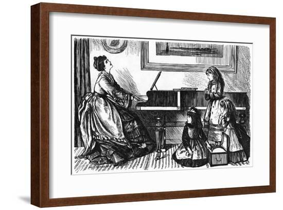 Queen Prima-Donna at Home, 1874--Framed Art Print