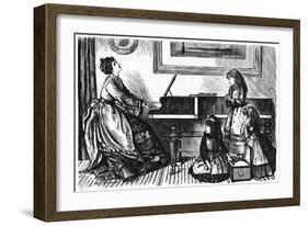 Queen Prima-Donna at Home, 1874-null-Framed Art Print