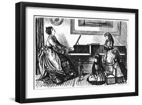 Queen Prima-Donna at Home, 1874-null-Framed Art Print