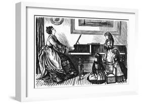 Queen Prima-Donna at Home, 1874-null-Framed Art Print