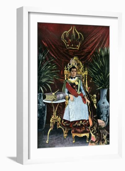 Queen Ranavalona Manjaka III of Madagascar, C 1880S-null-Framed Giclee Print